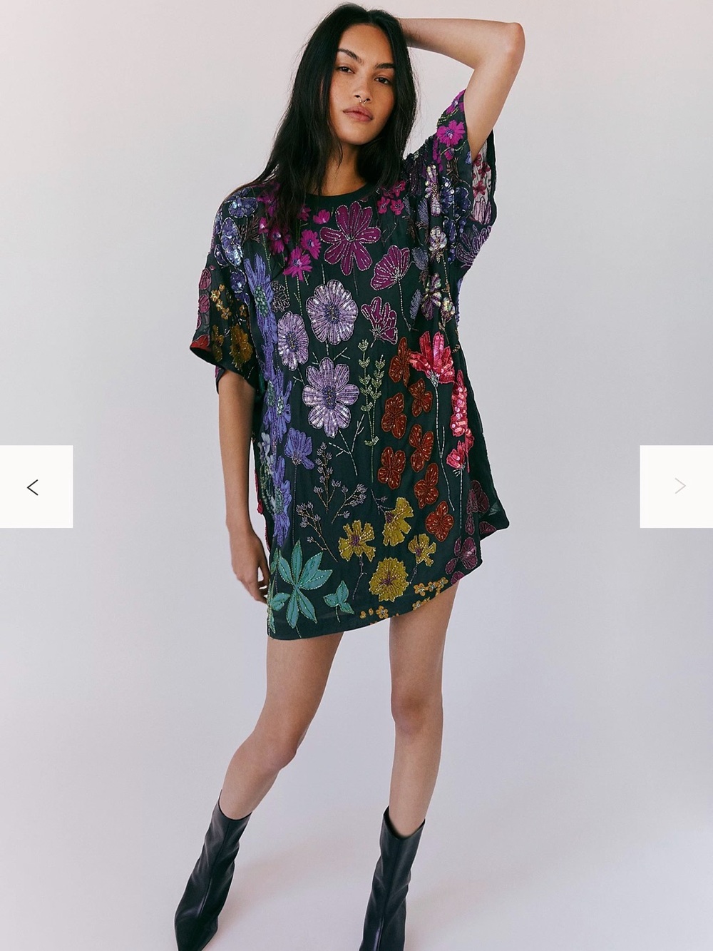 Free People Jewel Mini Dress size L